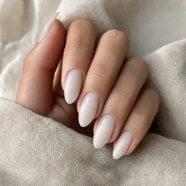 Milky white