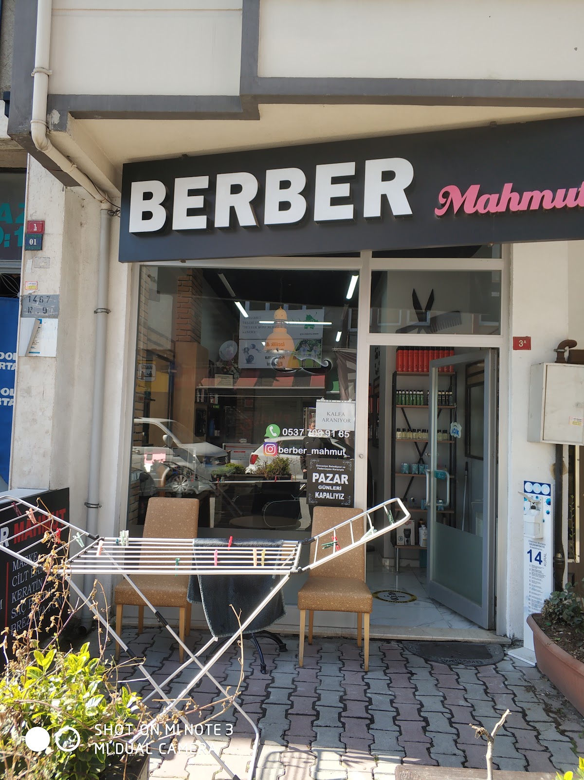Berber Mahmut — salondan bir kare
