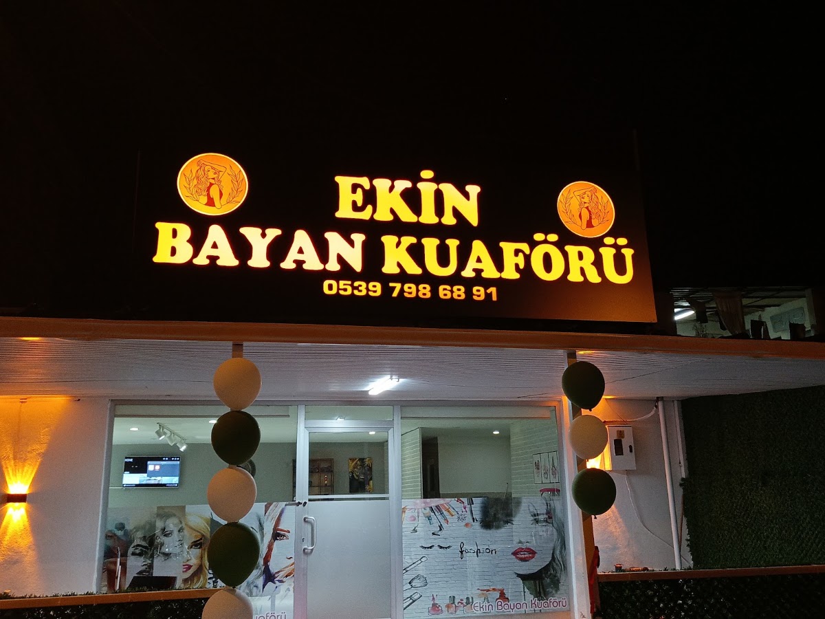Ekin bayan kuaförü — salondan bir kare