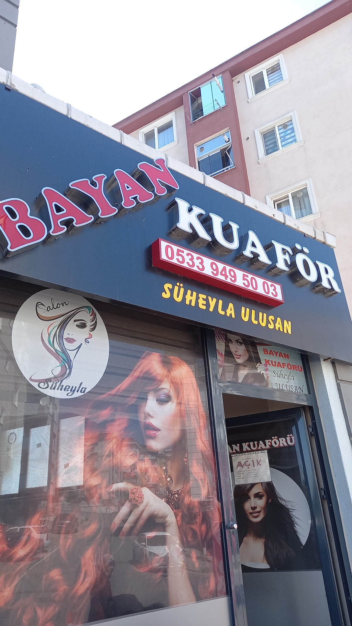 Bayan Kuaförü Süheyla ULUSAN — salondan bir kare