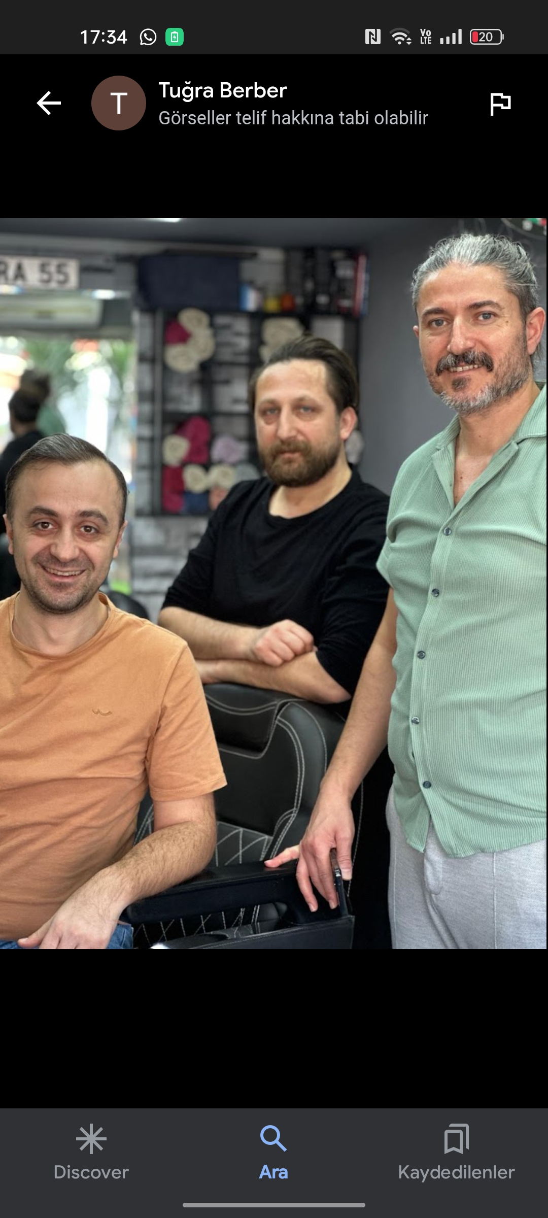 Tuğra Berber — salondan bir kare