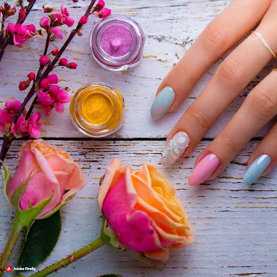 Nail art Basaksu — kare 2