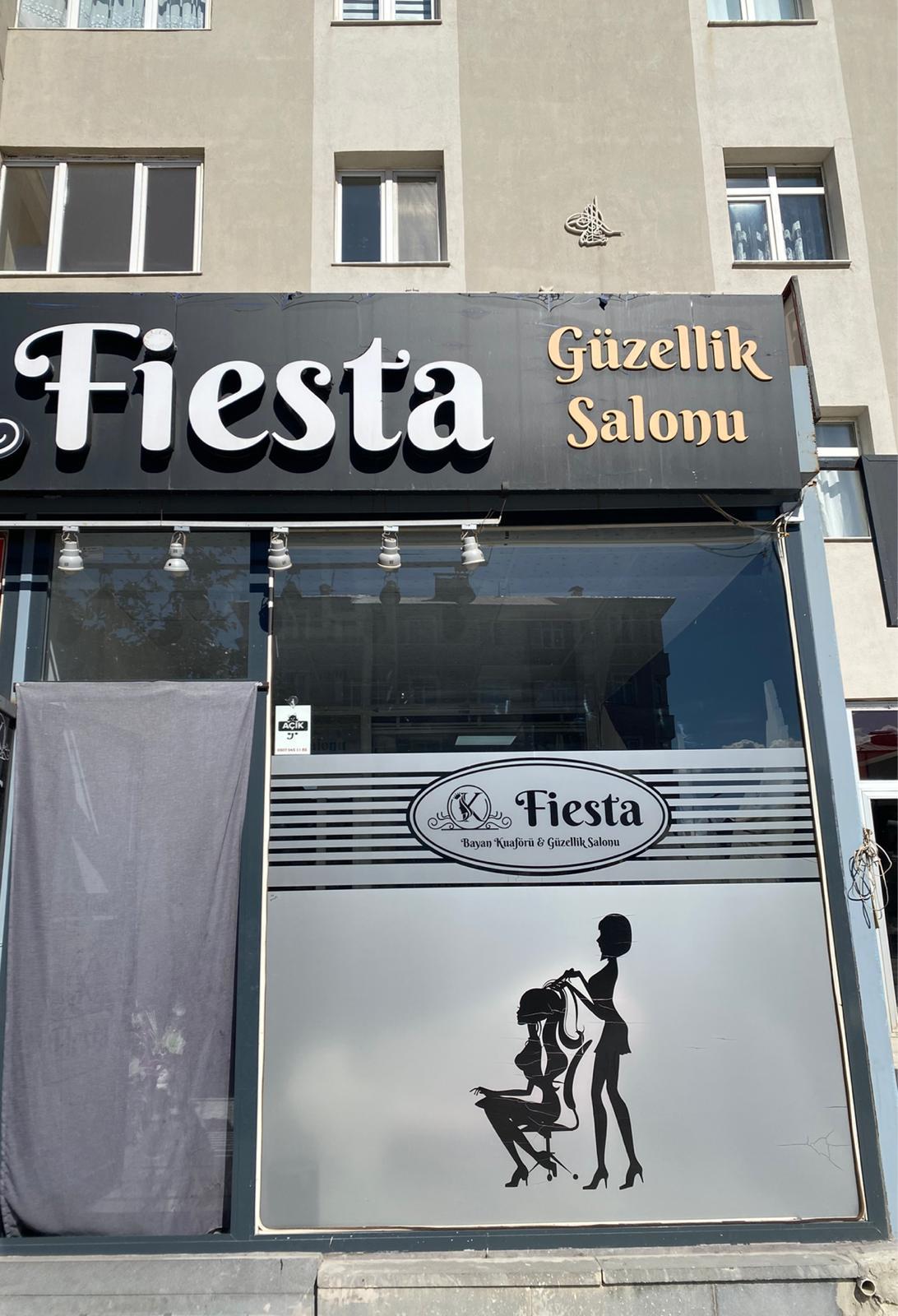 Fiesta Bayan Kuaförü — salondan bir kare