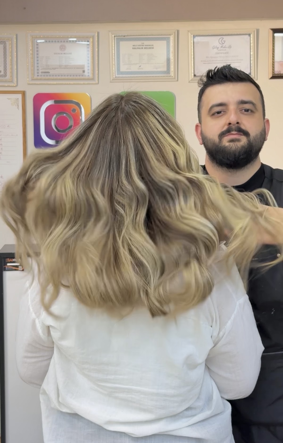 moda bayan kuaförü — salondan bir kare