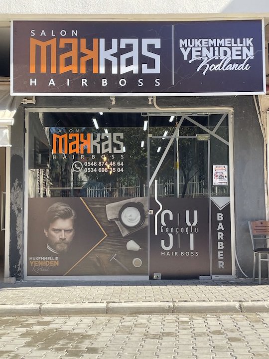 Makkas Erkek Kuaförü — salondan bir kare