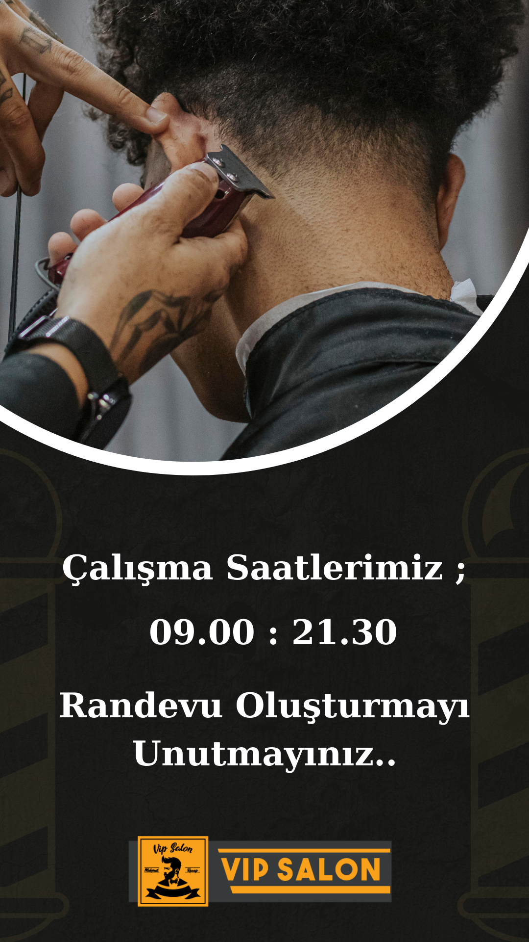 SALON VİP KUAFÖR — salondan bir kare
